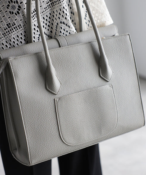 【雑誌掲載・guscio人気商品】エレガンストートバッグ 17-0994